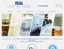 Tablet Screenshot of megaglassandmirror.com